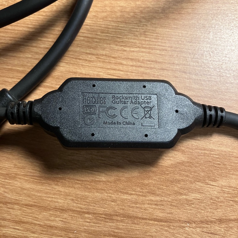 Hercules Black USB Guitar Adapter for Rocksmith SOLD